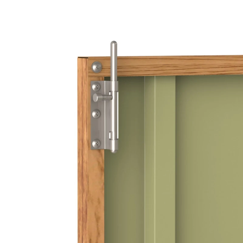 Abri à Vélos En Acier Imitation Bois Monopente 2,05m² + Kit D'ancrage - DURAMAX – Image 5