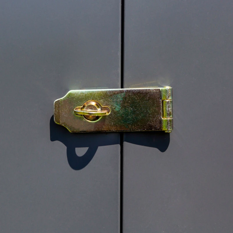 Abri De Jardin 2,4m² Adossé En Acier Galvanisé Anthracite Spacemaker – Image 5