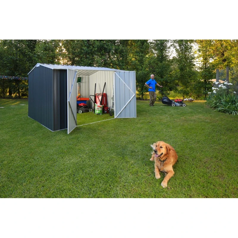 Abri De Jardin En Métal Colorbond Gris Ardoise 11,25m² EASYSHED – Image 6