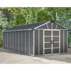 Abri De Jardin En Polycarbonate 21,3m² Avec Plancher YUKON - Palram - Canopia