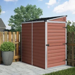 Abri En Polycarbonate 2,06m² Monopente Skylight Amber - Palram - Canopia