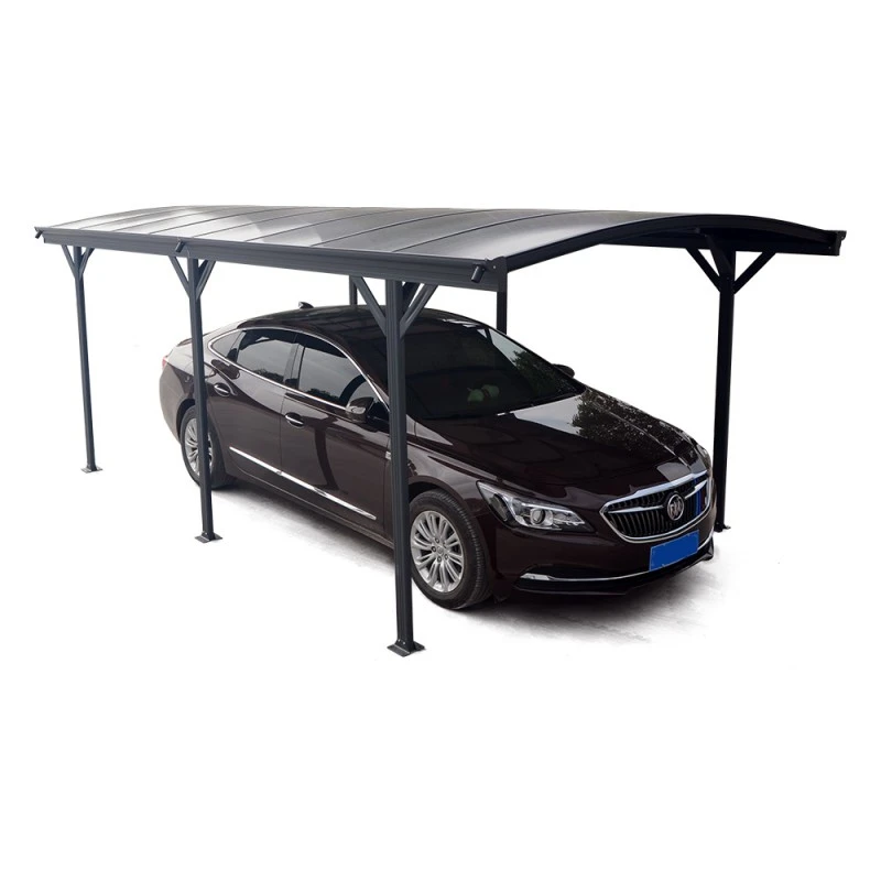 Carport En Aluminium Anthracite 3x5,76m Et Polycarbonate 6mm X-METAL â Image 2