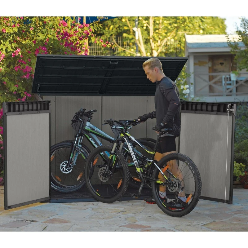 Coffre De Jardin En Résine Brossée Brossium 2100L - Keter – Image 2