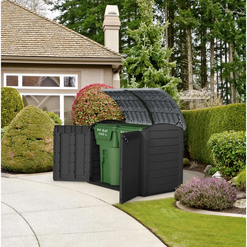 Coffre De Jardin Multifonctions En RĂ©sine Anthracite 2000L - Keter â Image 6