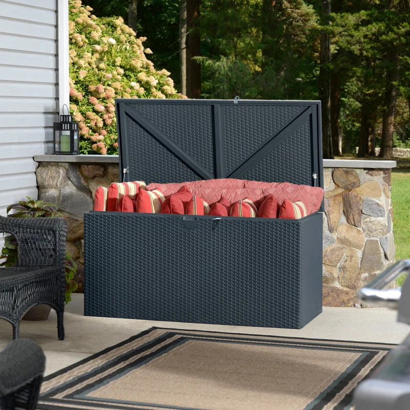 Coffre De Rangement En Métal 509L Anthracite 0,9m² Shelter Logic – Image 2