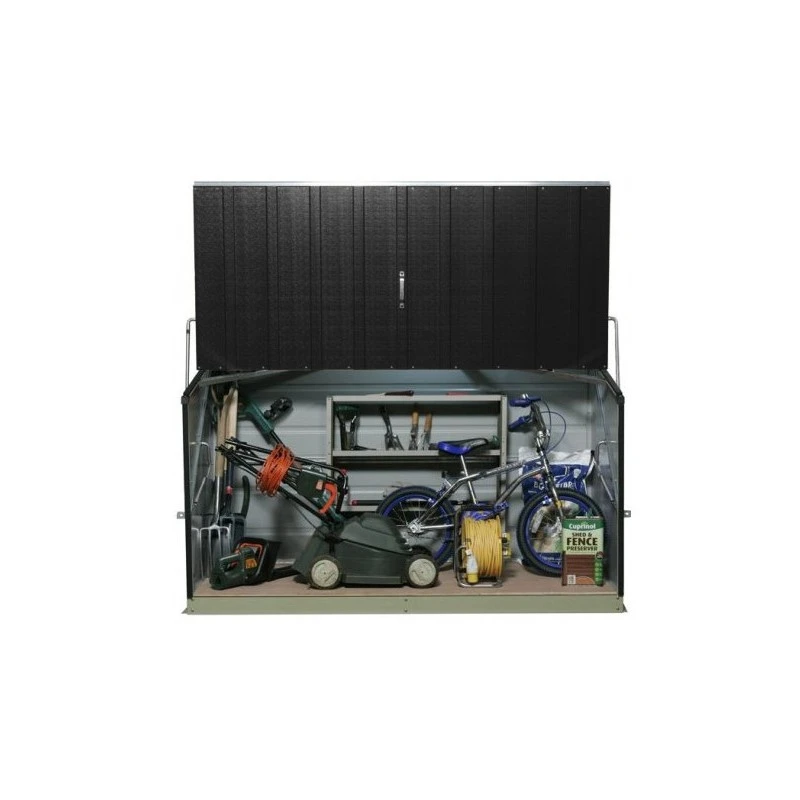 Coffre De Rangement En Métal Storegard 1500L Anthracite 1,74m² TRIMETALS