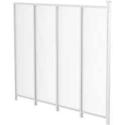 Panneau Latéral En Aluminium Et PC 4mm Pour Toit De Terrasse Blanc 3m X-METAL