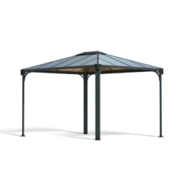Pergola Aluminium Et Polycarbonate 360x296cm Martiniqueâą 3600 - Canopia