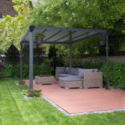 Pergola En Aluminium Et Polycarbonate 309x309cm Milano™ 3000 - Palram - Canopia