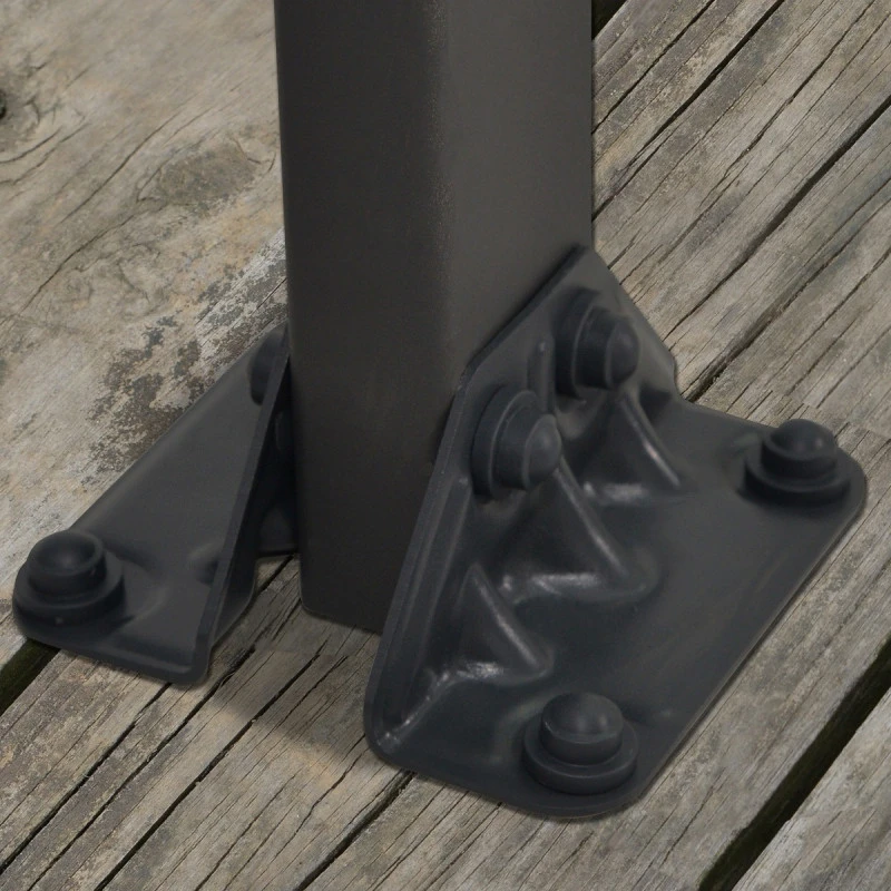 Toit De Terrasse 300x971cm En Aluminium Gris Et Polycarbonate 8mm FERIA - Canopia By Palram – Image 4