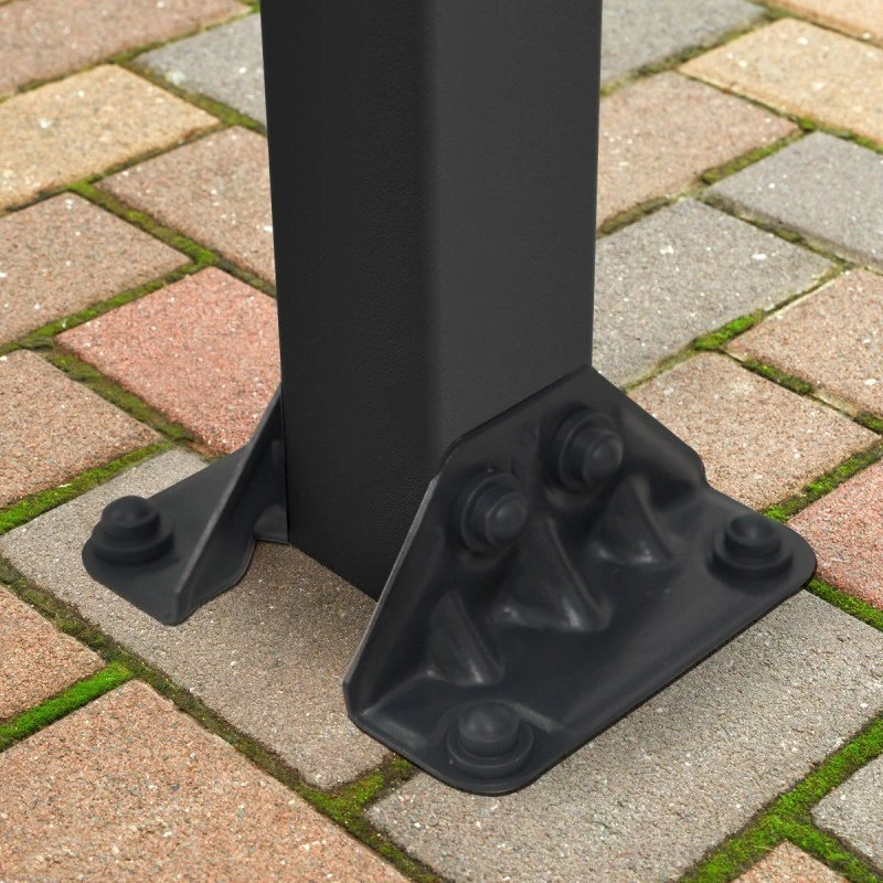 Toit De Terrasse En Aluminium Gris 3x3,05m Et PC 16mm Olympia - Palram - Canopia – Image 3