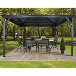 Tonnelle De Jardin Ventura 296x423cm En Aluminium Thermolaqué – SOJAG